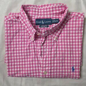 Polo Ralph Lauren Button Down Plaid Casual / Work Large